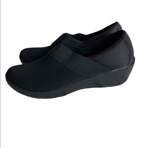 Crocs Black Slip On Shoes